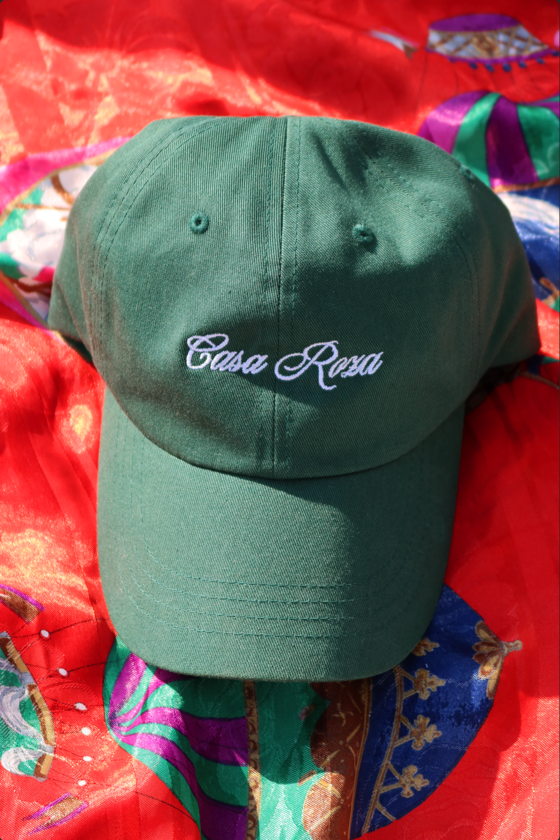 Casa Roza Green Logo Hat